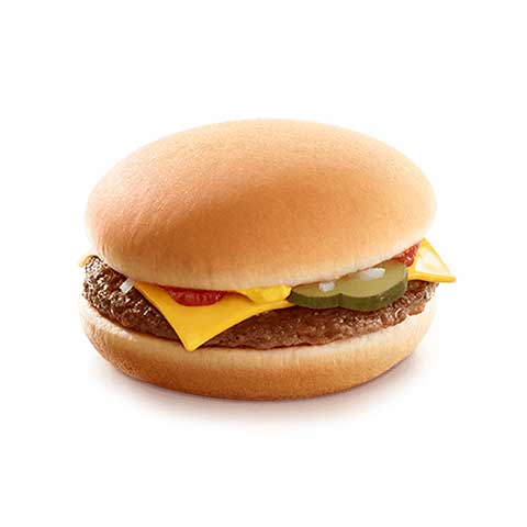 100 Gram McDONALD'S Cheeseburger