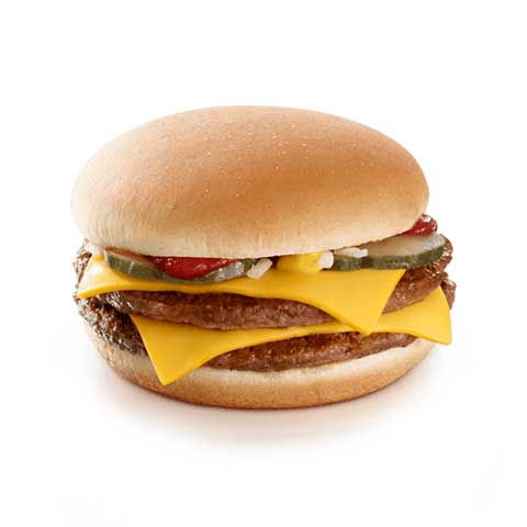 100 Gram McDONALD'S Double Cheeseburger